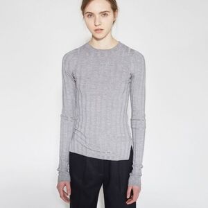 Acne Gray Crew Neck Sweater